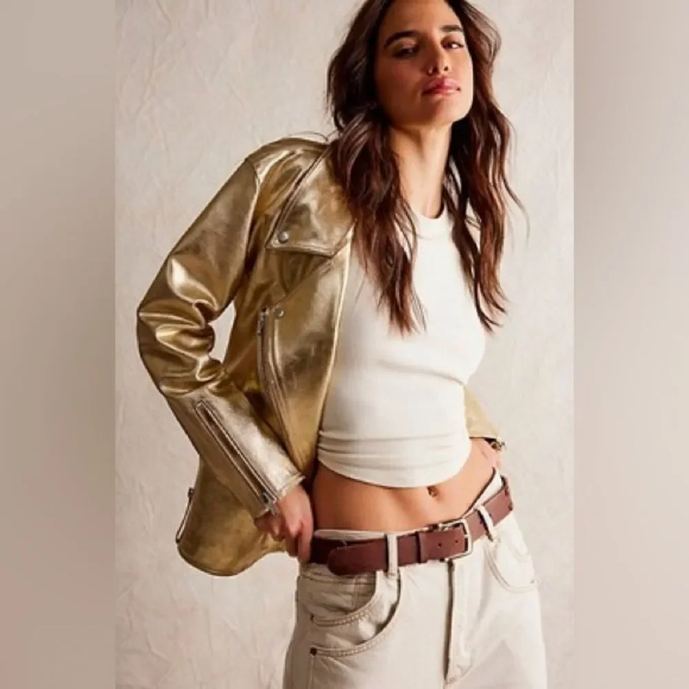 We The Free Jealousy Leather Moto Jacket/ size XS